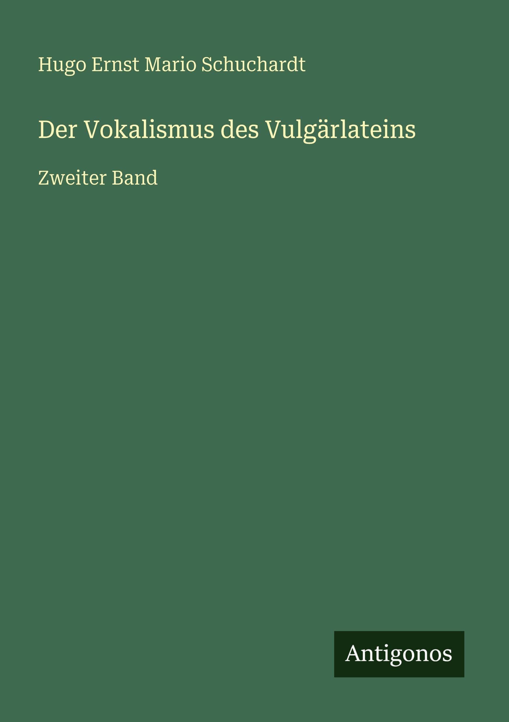 Der Vokalismus des Vulgärlateins Classics