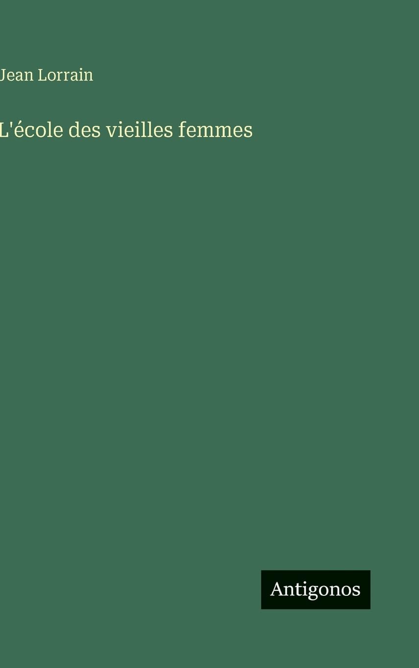 L'école des vieilles femmes Contemporary literature