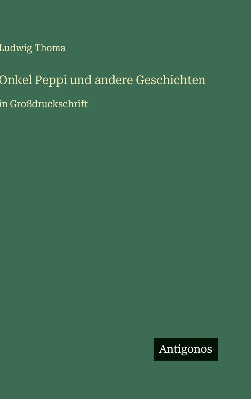 Onkel Peppi und andere Geschichten Contemporary literature