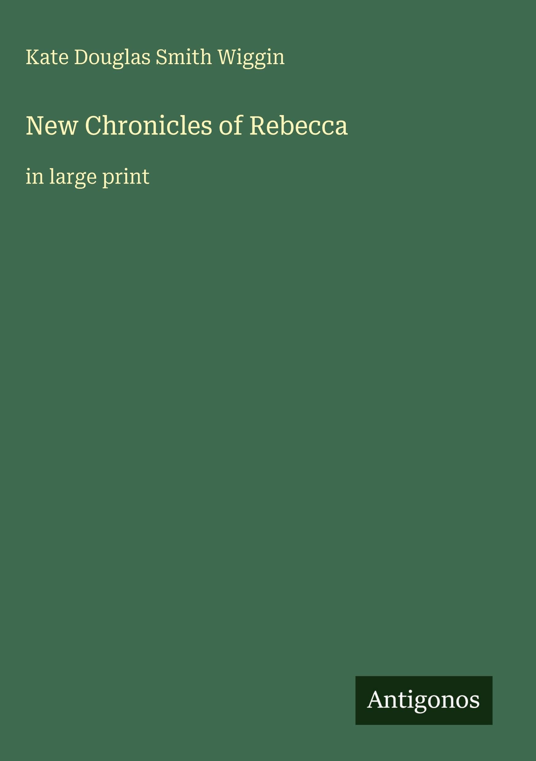 New Chronicles of Rebecca Classics