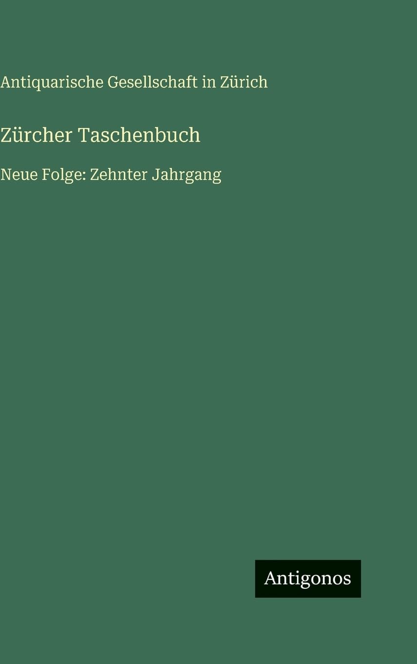 Zürcher Taschenbuch Contemporary literature