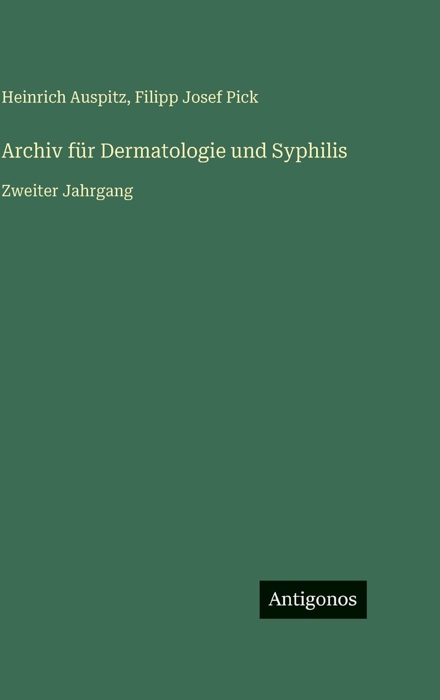 Archiv für Dermatologie und Syphilis Contemporary literature