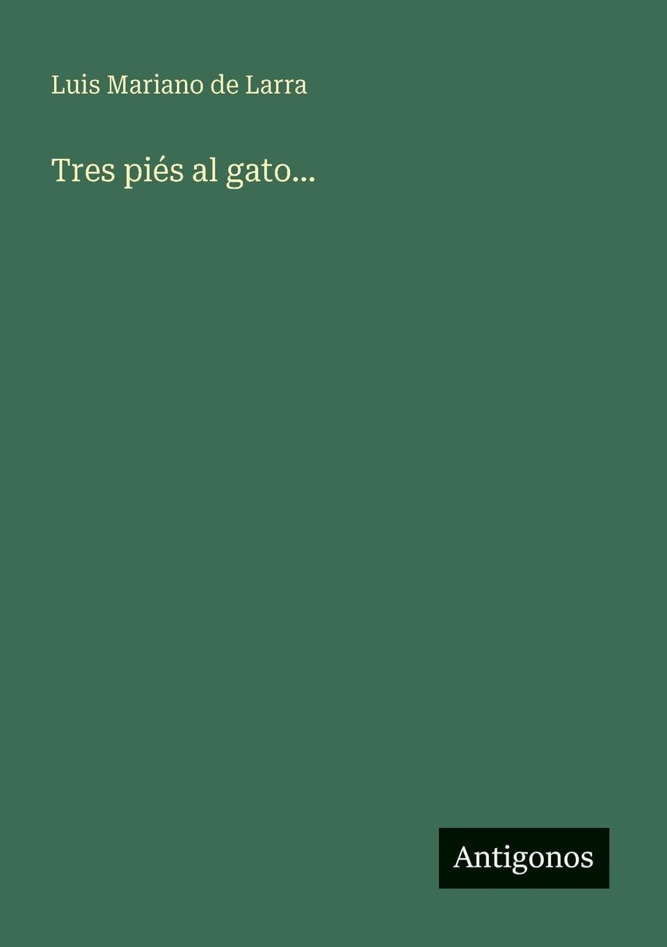 Tres piés al gato... Contemporary literature