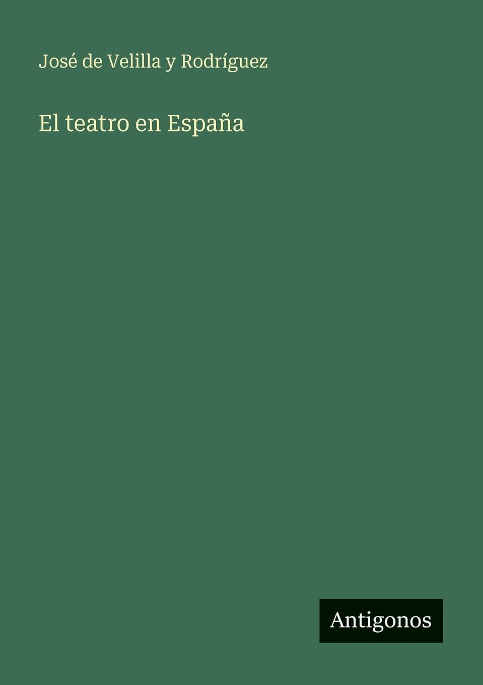 El teatro en España Contemporary literature