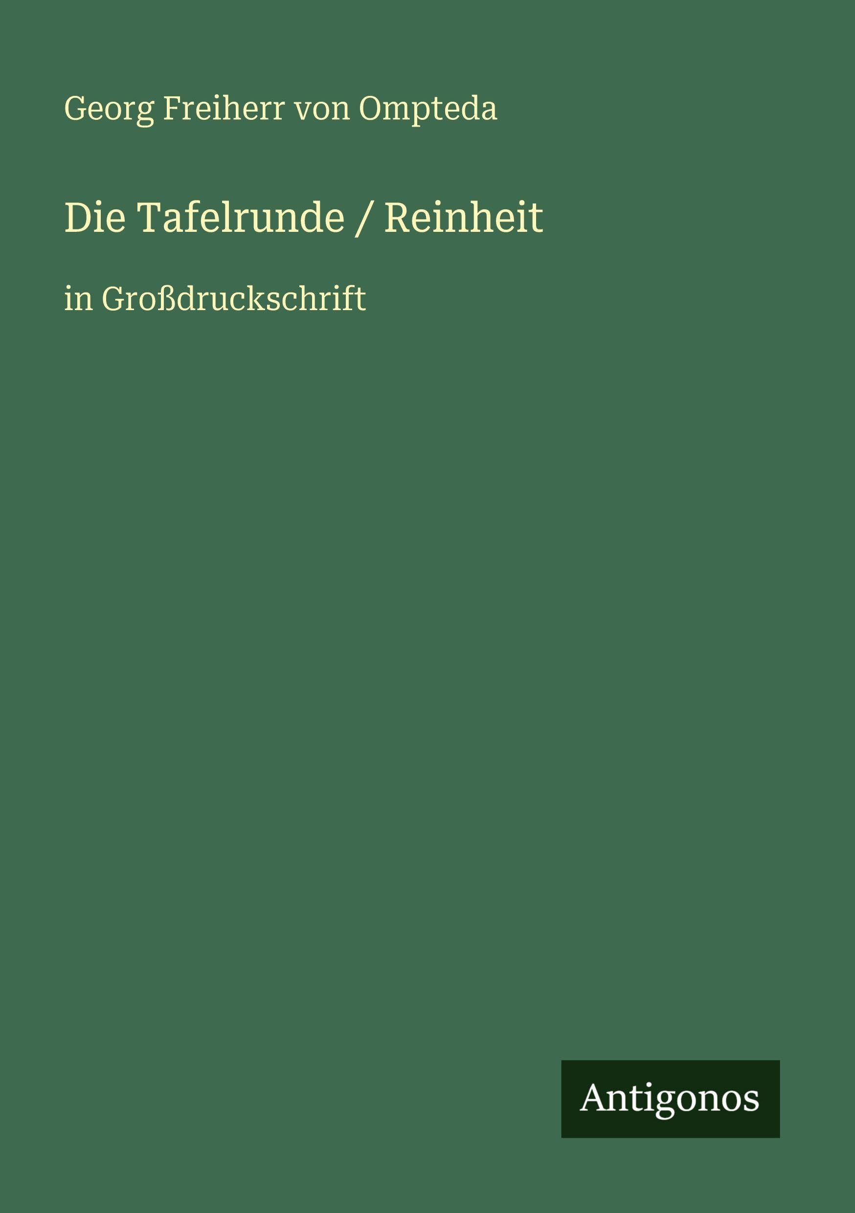 Die Tafelrunde / Reinheit book