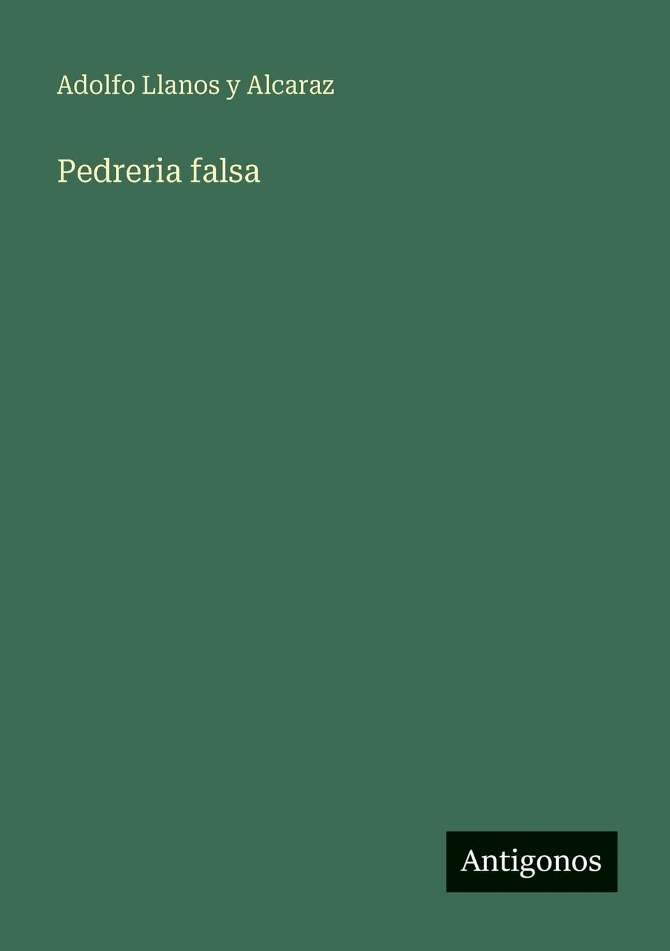 Pedreria falsa Contemporary literature