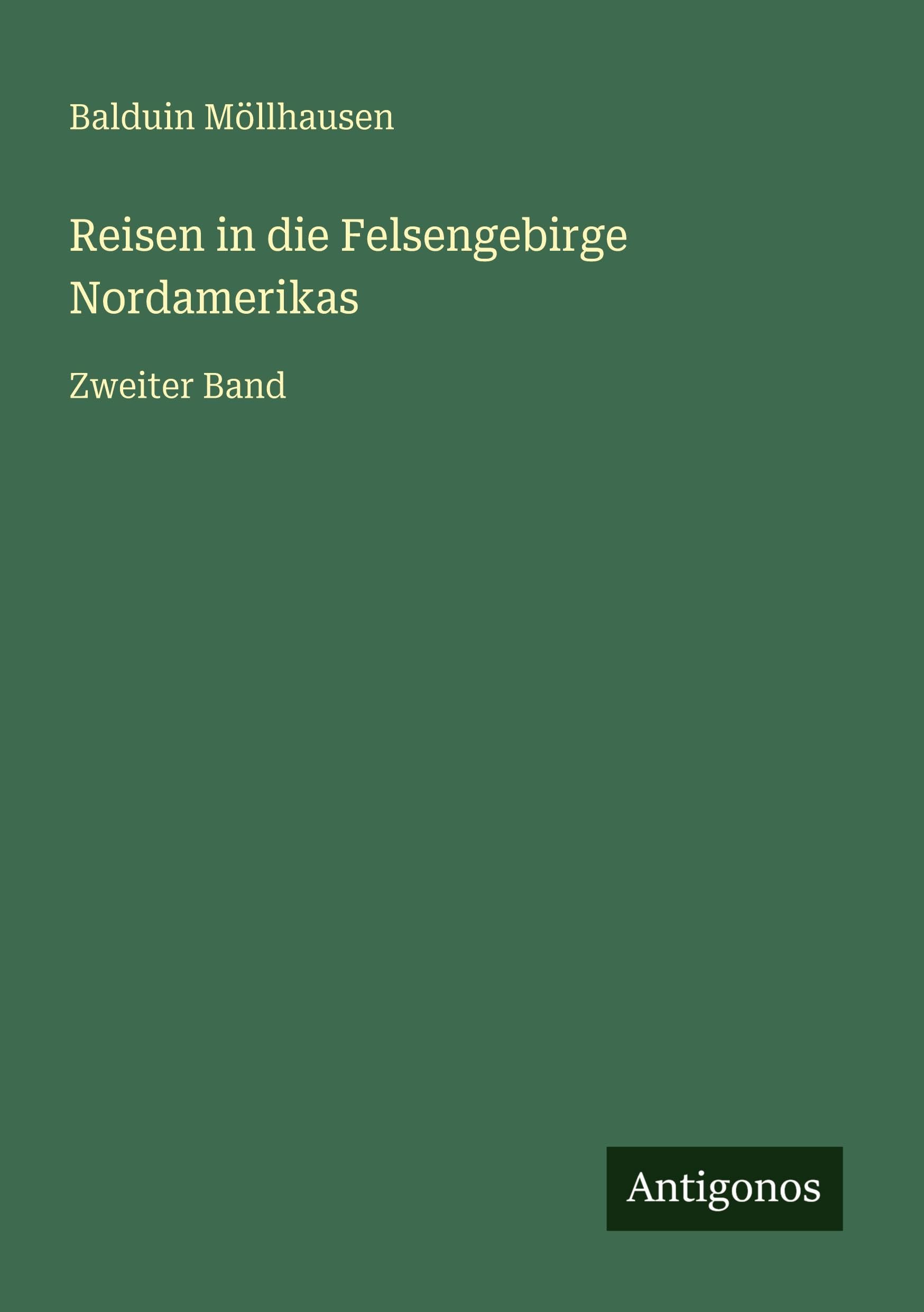 Reisen in die Felsengebirge Nordamerikas Contemporary literature