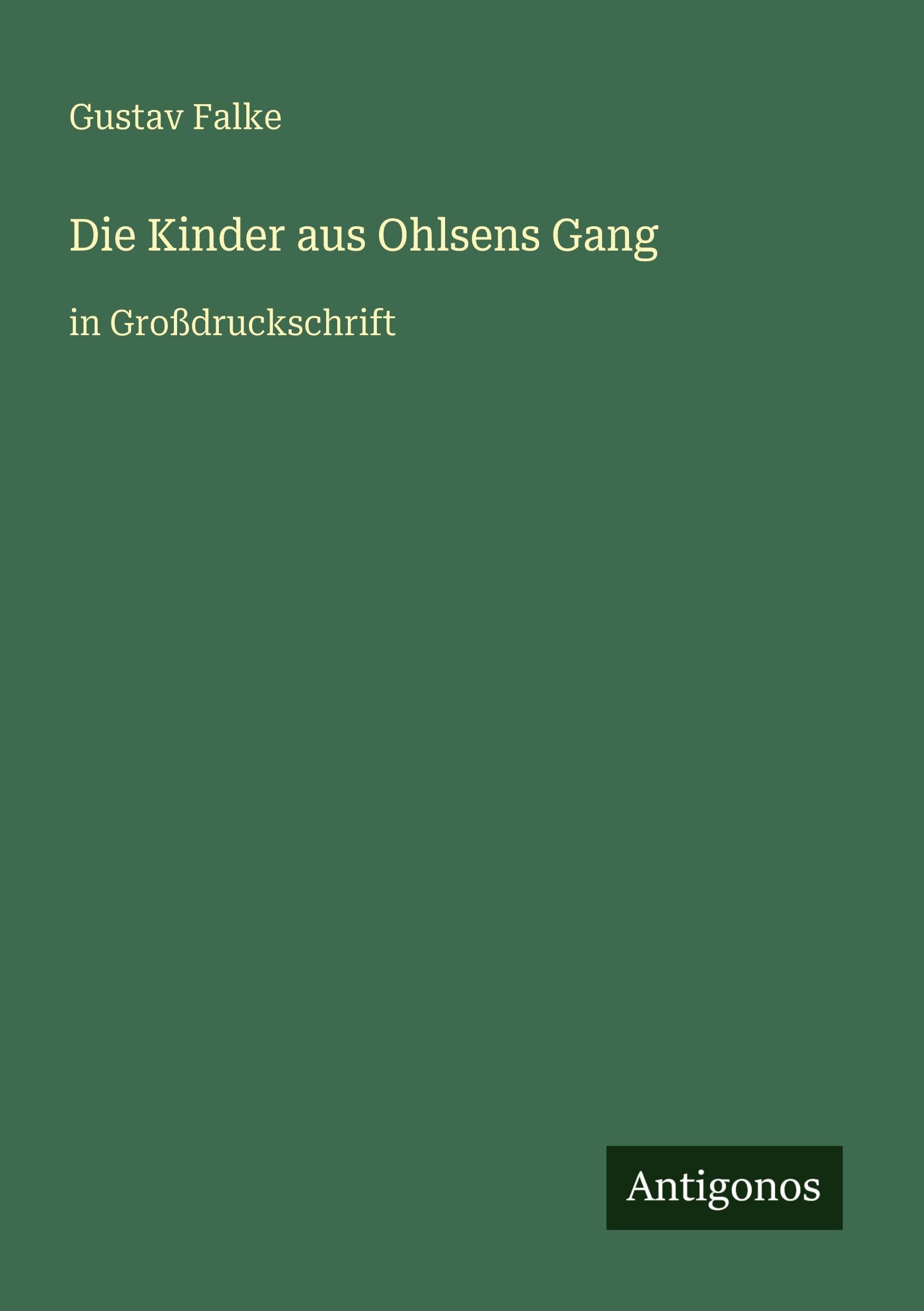 Die Kinder aus Ohlsens Gang Contemporary literature