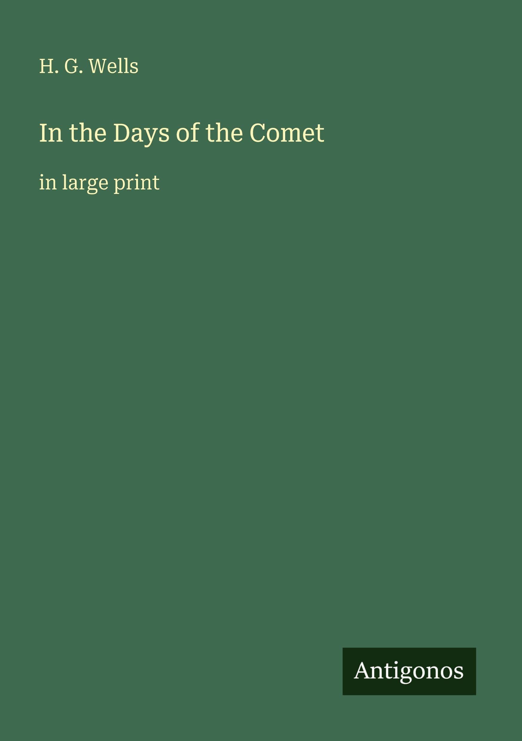 In the Days of the Comet Classics
