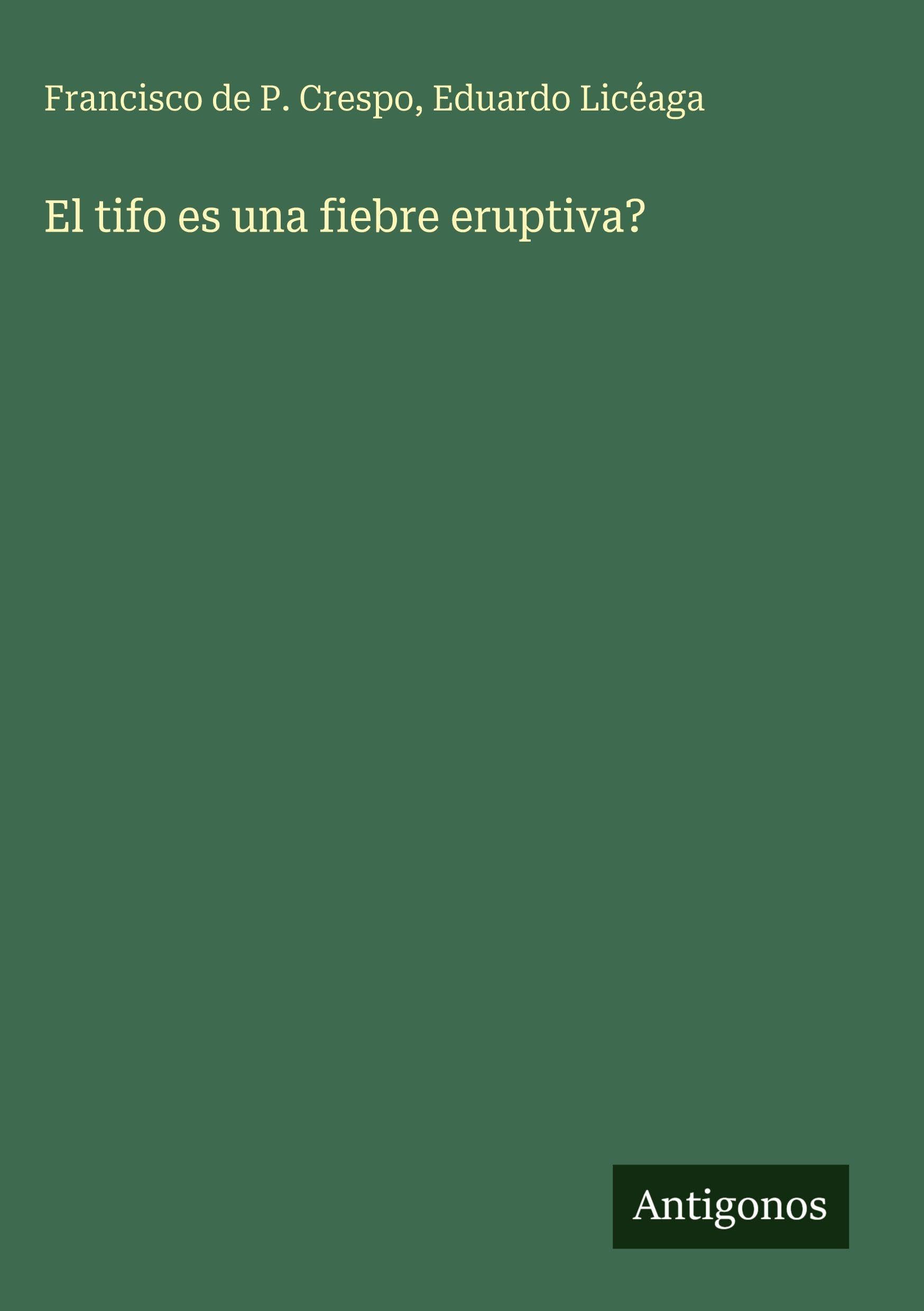 El tifo es una fiebre eruptiva? Classics