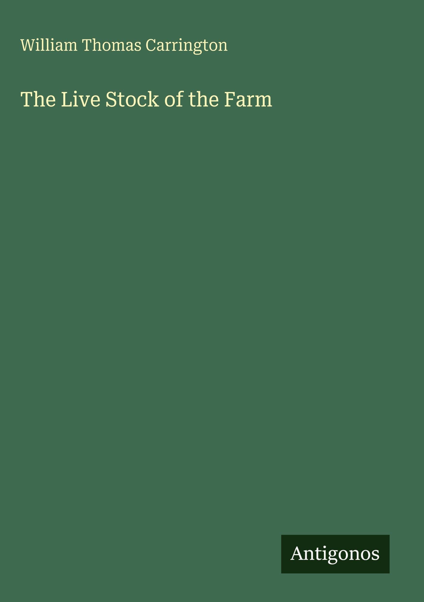 The Live Stock of the Farm Classics