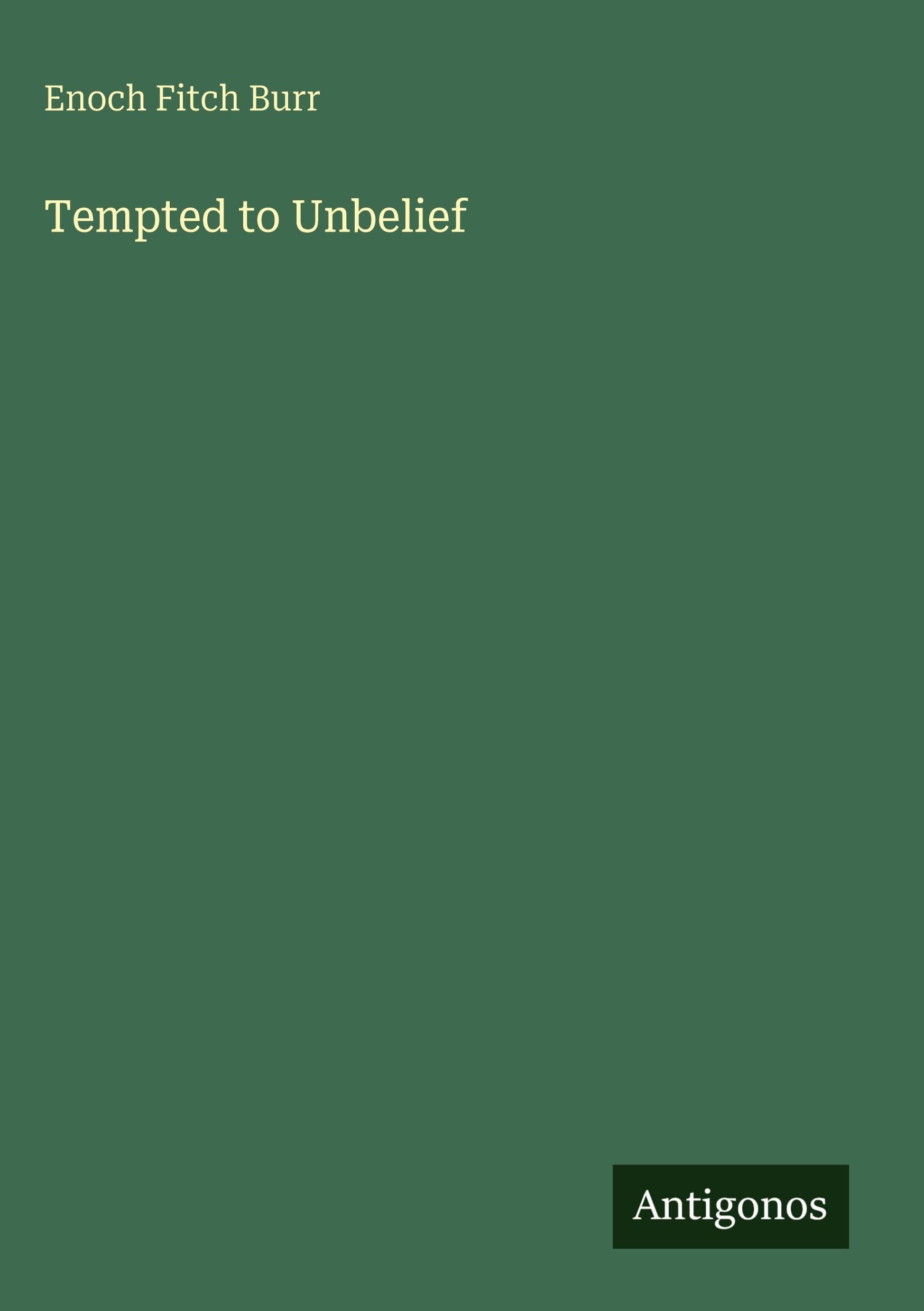 Tempted to Unbelief Classics