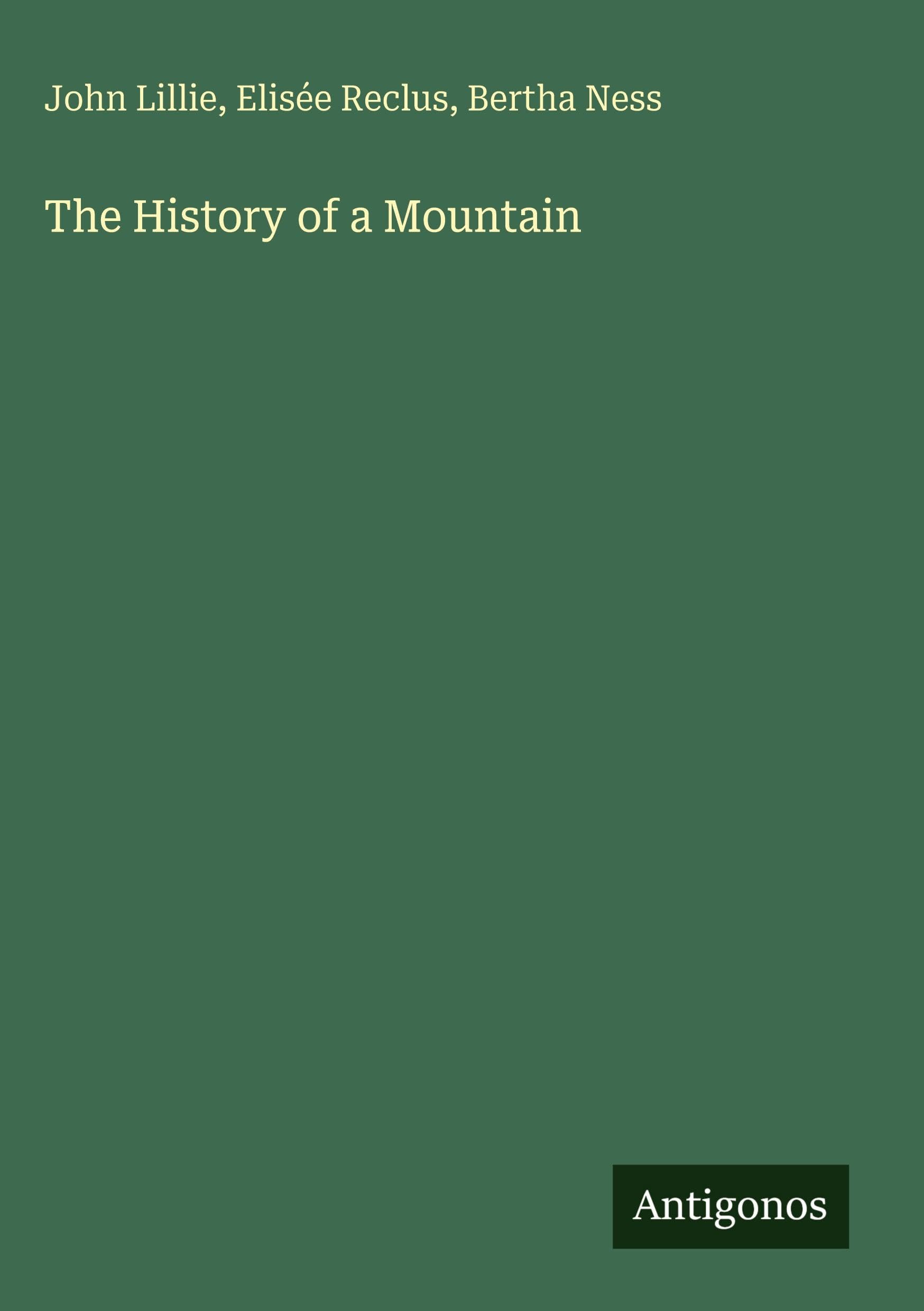 The History of a Mountain Classics