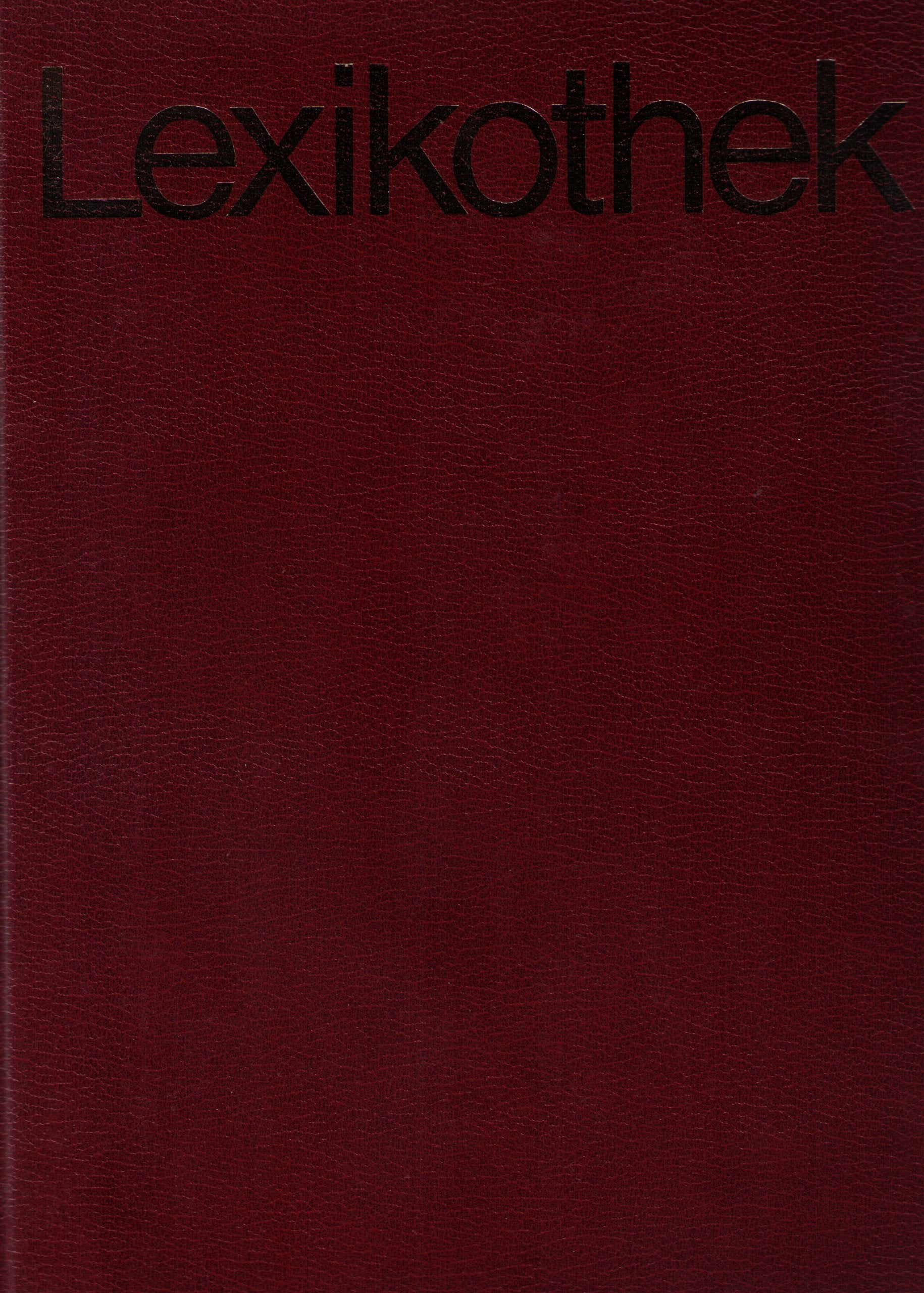 I - Kreb. (Bd. 5) Reference Books