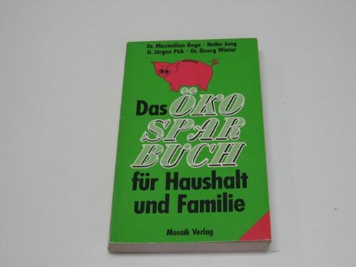 Product Image: Das Öko-Sparbuch.
