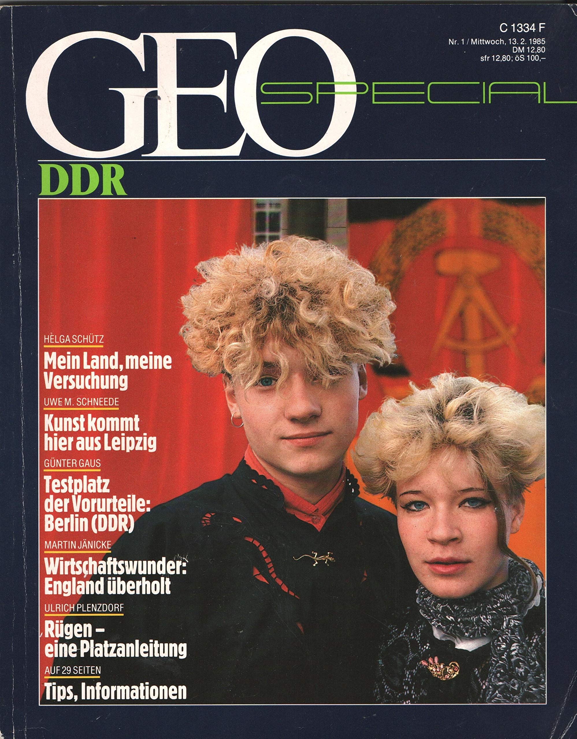 Product Image: Geo Special 1985, Nr 1 - DDR