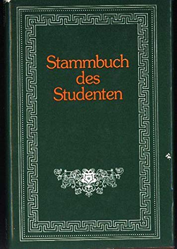 Stammbuch des Studenten Books