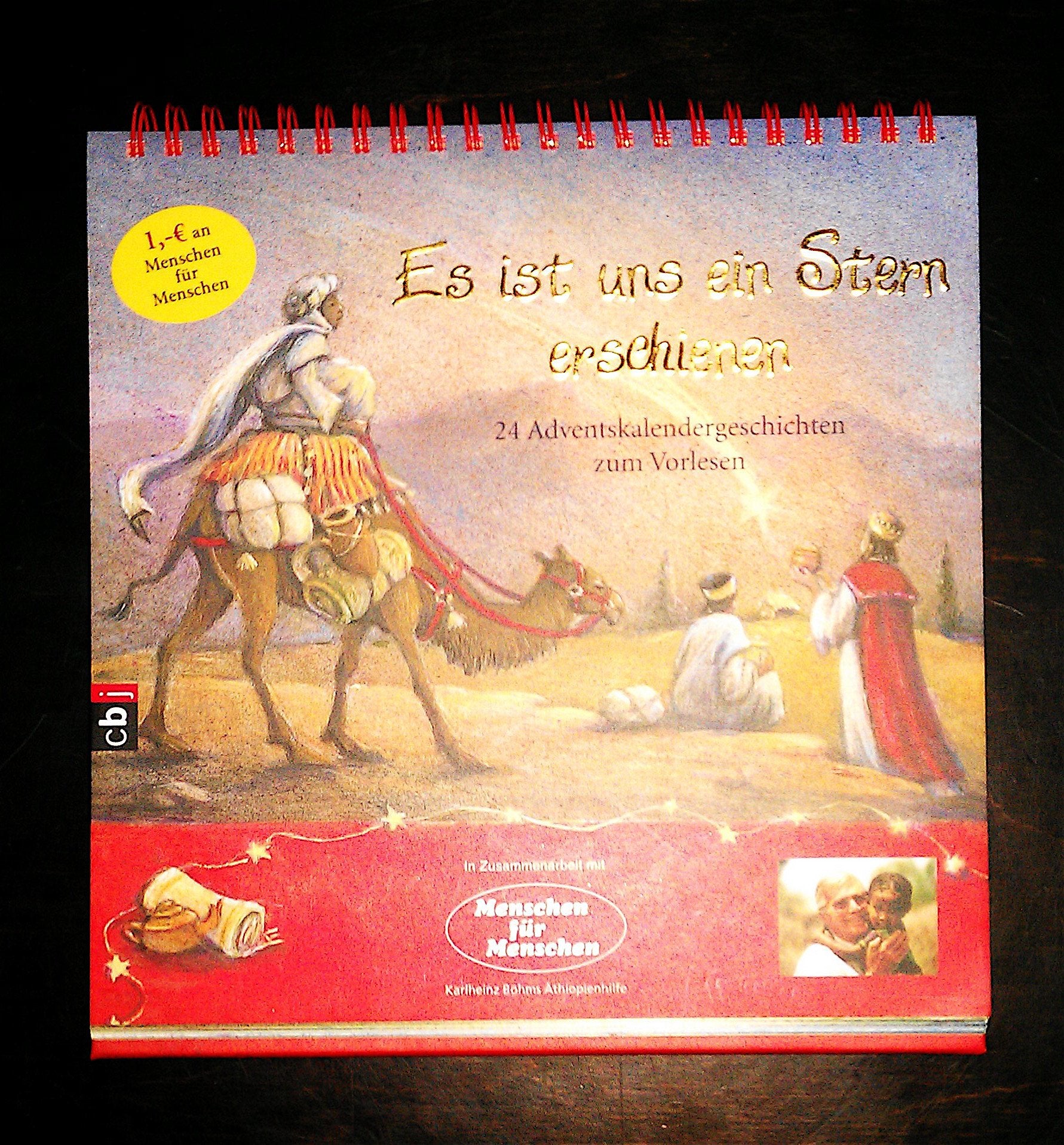 Es ist uns ein Stern erschienen: 24 Adventskalendergeschichten zum Vorlesen: 24 Adventskalendergeschichten zum Vorlesen. In Zus.-Arb. m. Menschen für Menschen, Karlheinz Böhms Äthiopienhilfe Novels & Short Stories