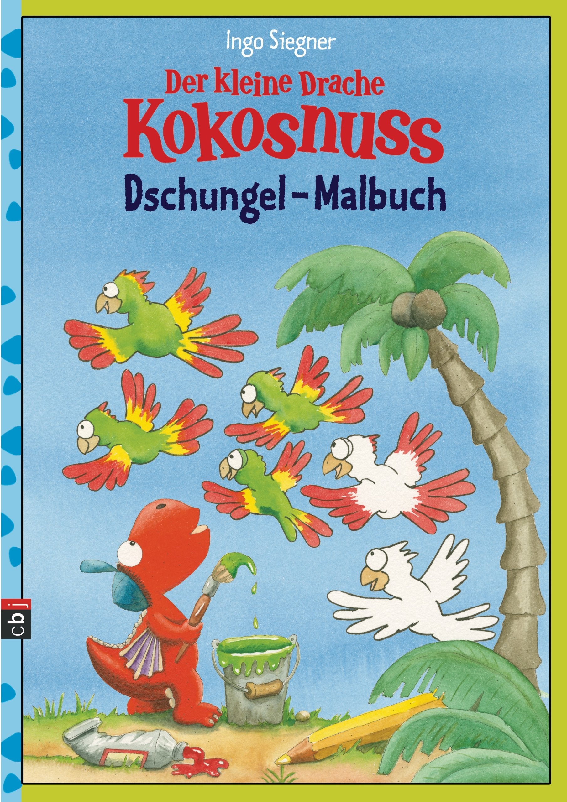 Der kleine Drache Kokosnuss - Dschungel-Malbuch (Lustige Malbücher) Hobbies & Crafts