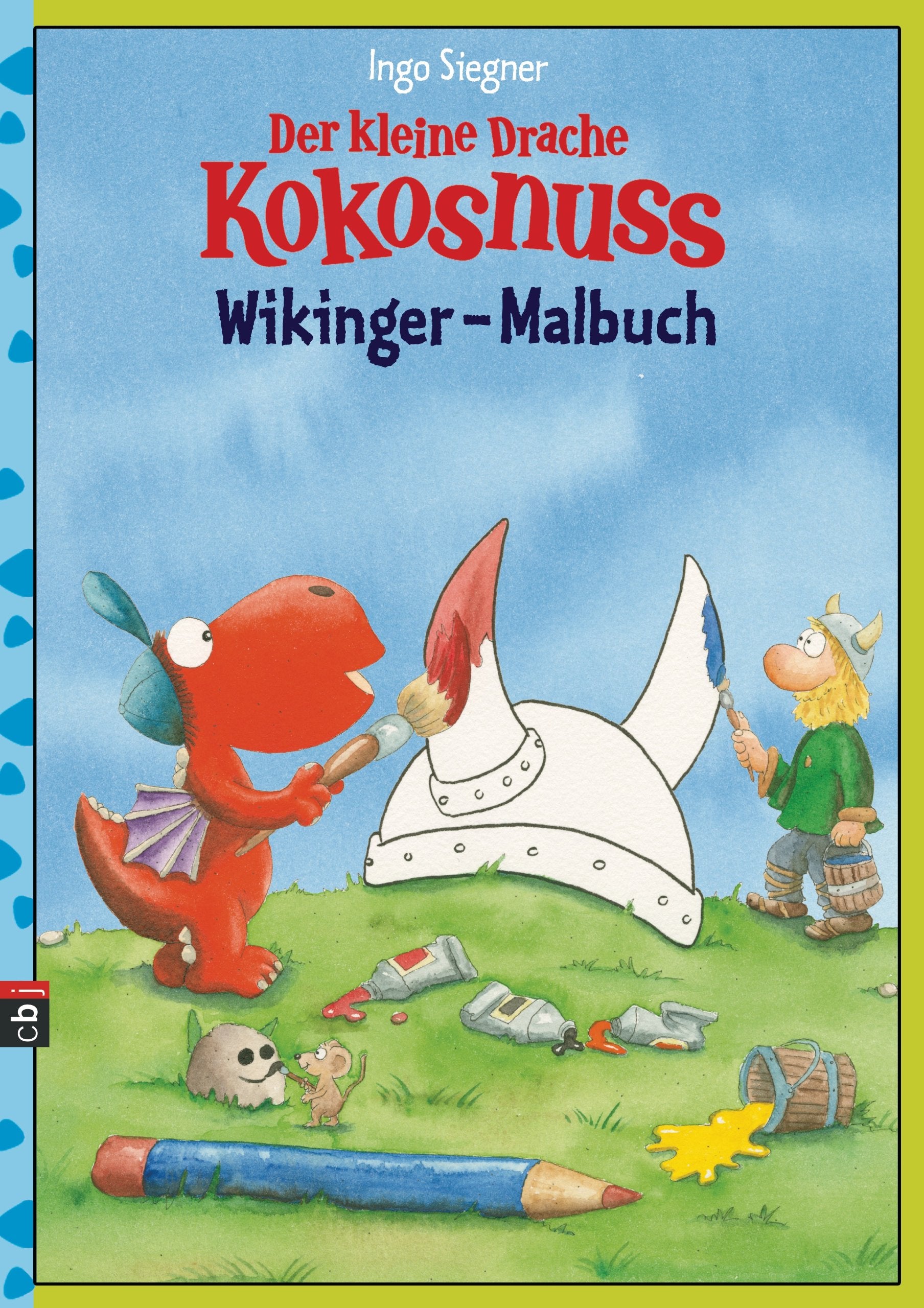Der kleine Drache Kokosnuss - Wikinger-Malbuch (Lustige Malbücher) Hobbies & Crafts