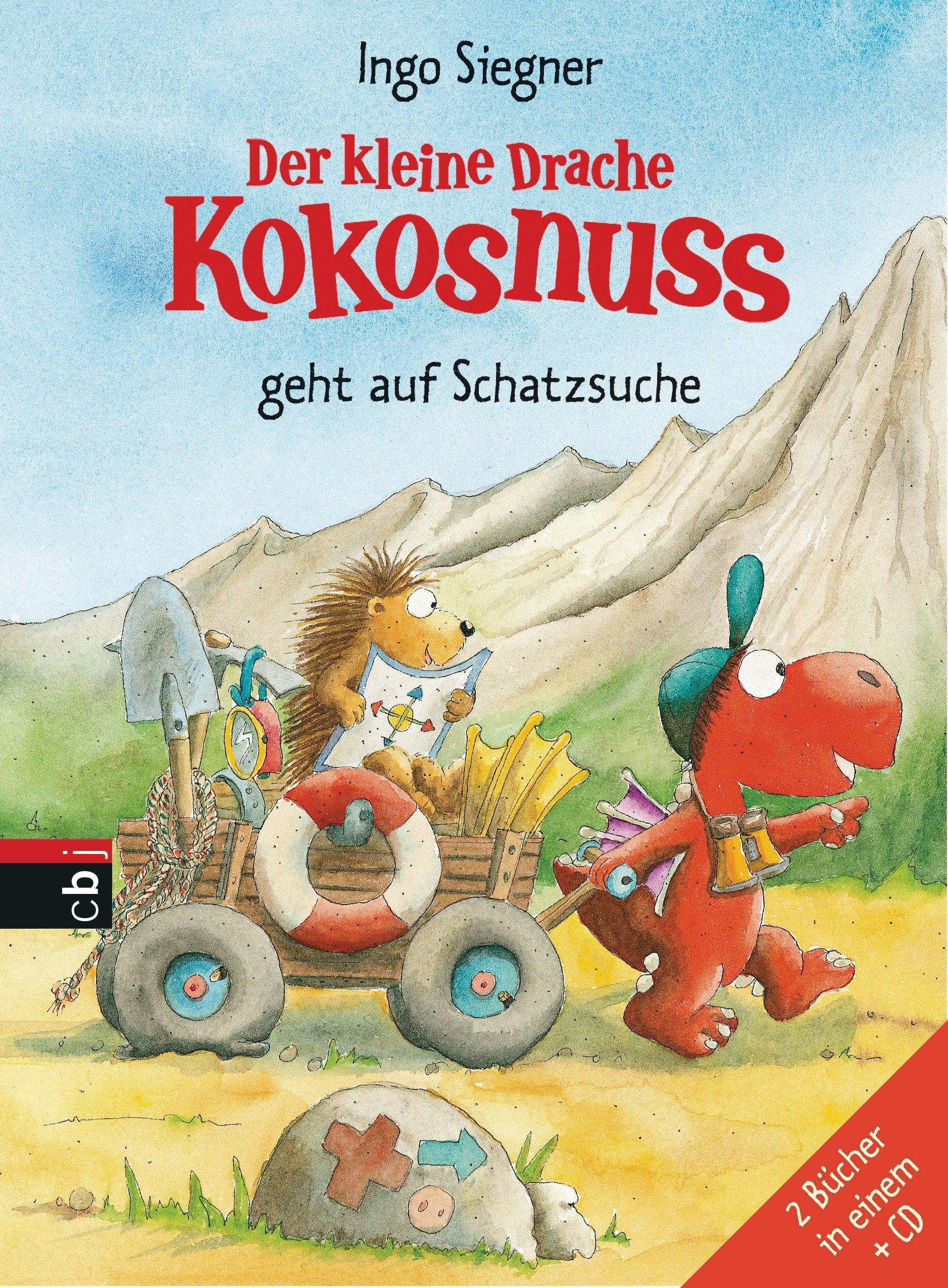 Der kleine Drache Kokosnuss geht auf Schatzsuche: Set aus 2 Bänden mit CD: 2 Bücher in einem: Der kleine Drache Kokosnuss auf der Suche nach Atlantis; ... geheimnisvolle Tempel (Sammelbände, Band 2) Novels & Short Stories