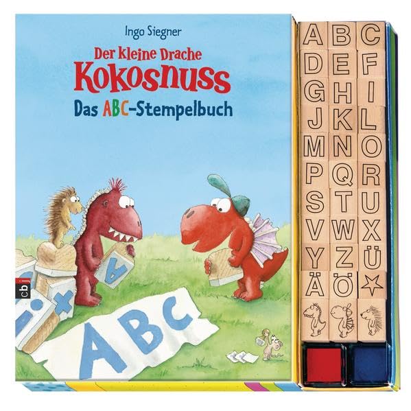 Der kleine Drache Kokosnuss - Das ABC-Stempelbuch: Set (Schul- und Kindergartenspaß, Band 4) Novels & Short Stories