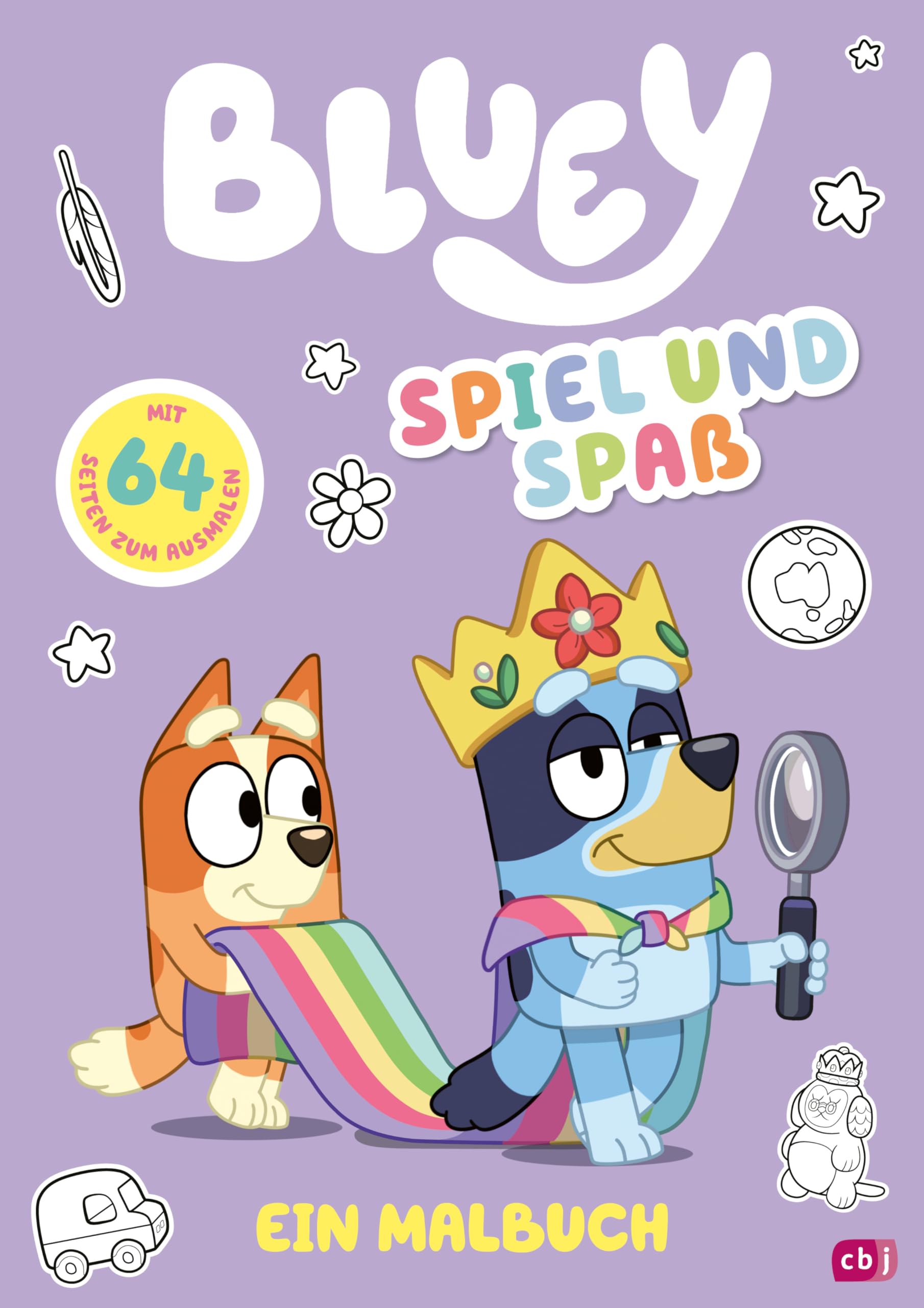 BLUEY - Spiel und Spaß  - Ein Malbuch Manga