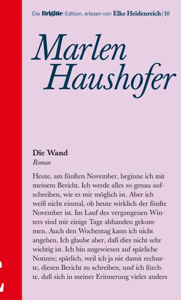 Die Wand (Die Brigitte-Edition, Band 17) Contemporary literature