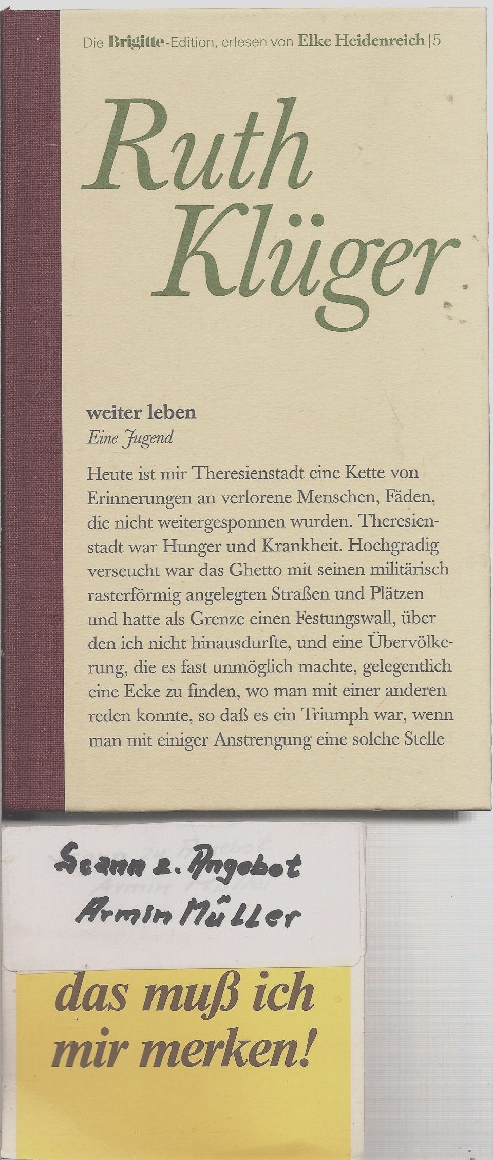 Weiter leben Contemporary literature