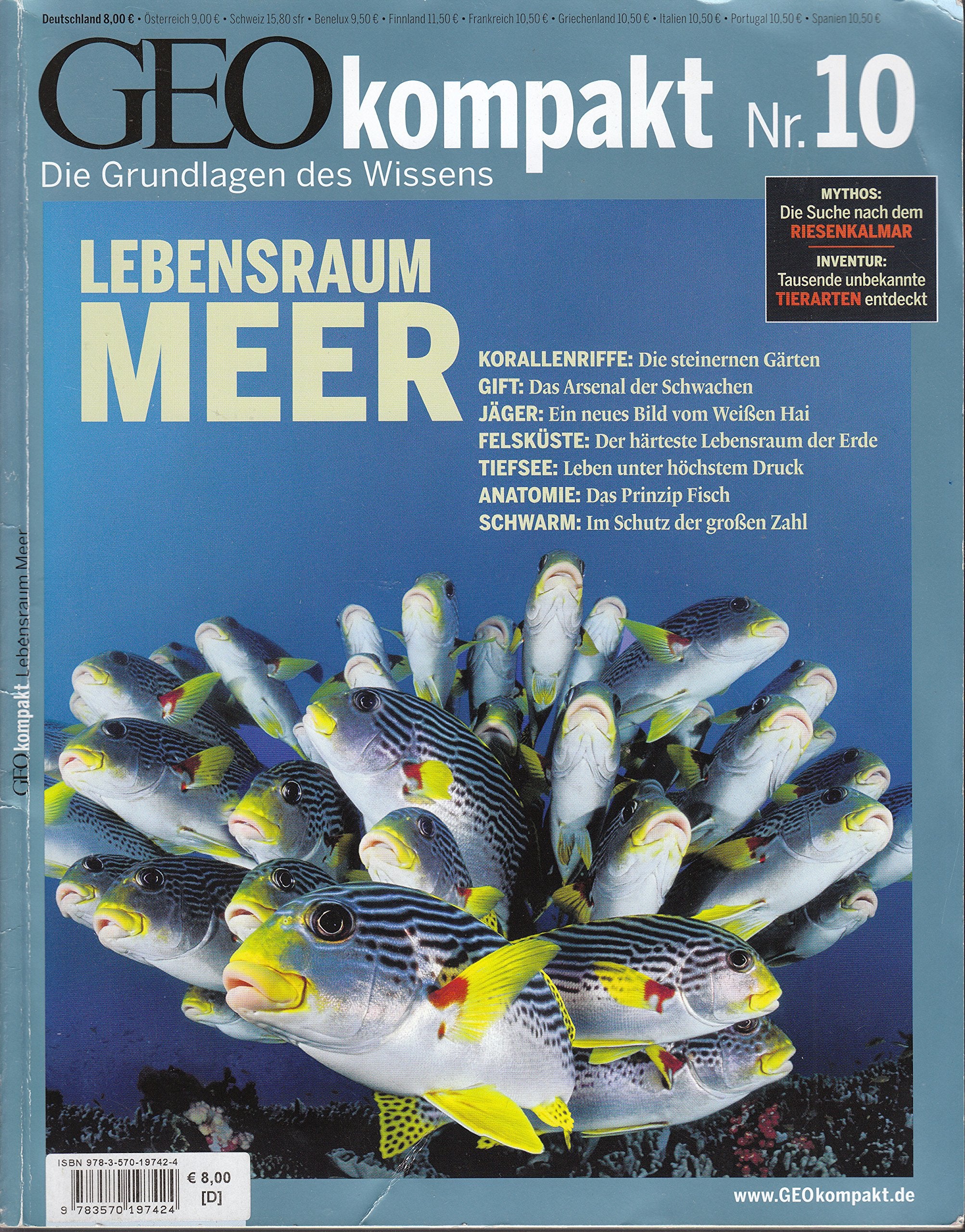 Geo kompakt Nr. 10: Lebensraum Meer Reference Books