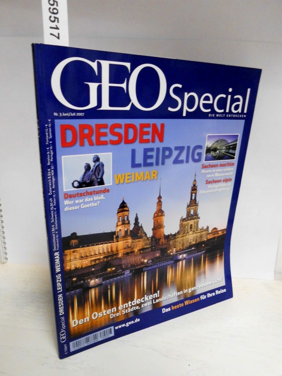 GEO Special Dresden, Leipzig, Weimar Leisure, Home & Garden