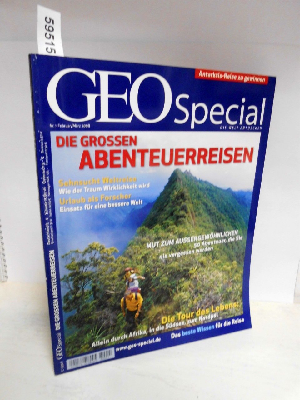 GEO Special / 01/2008 - Die großen Abenteuerreisen Leisure, Home & Garden