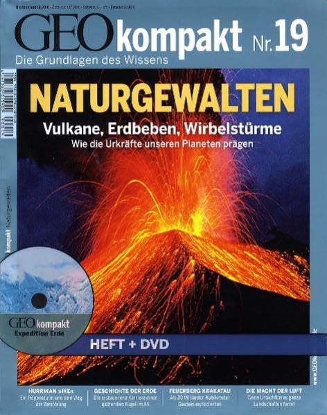 GEO kompakt 19/09: Naturgewalten. Vulkane, Erdbeben, Wirbelstürme. Wie die Urkräfte unseren Planeten prägen (mit DVD) Reference Books