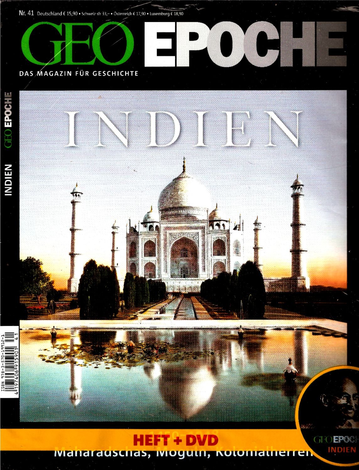 GEO Epoche 41/10: Indien - Maharadschas, Moguln, Kolonialherren (mit DVD) Politics & History