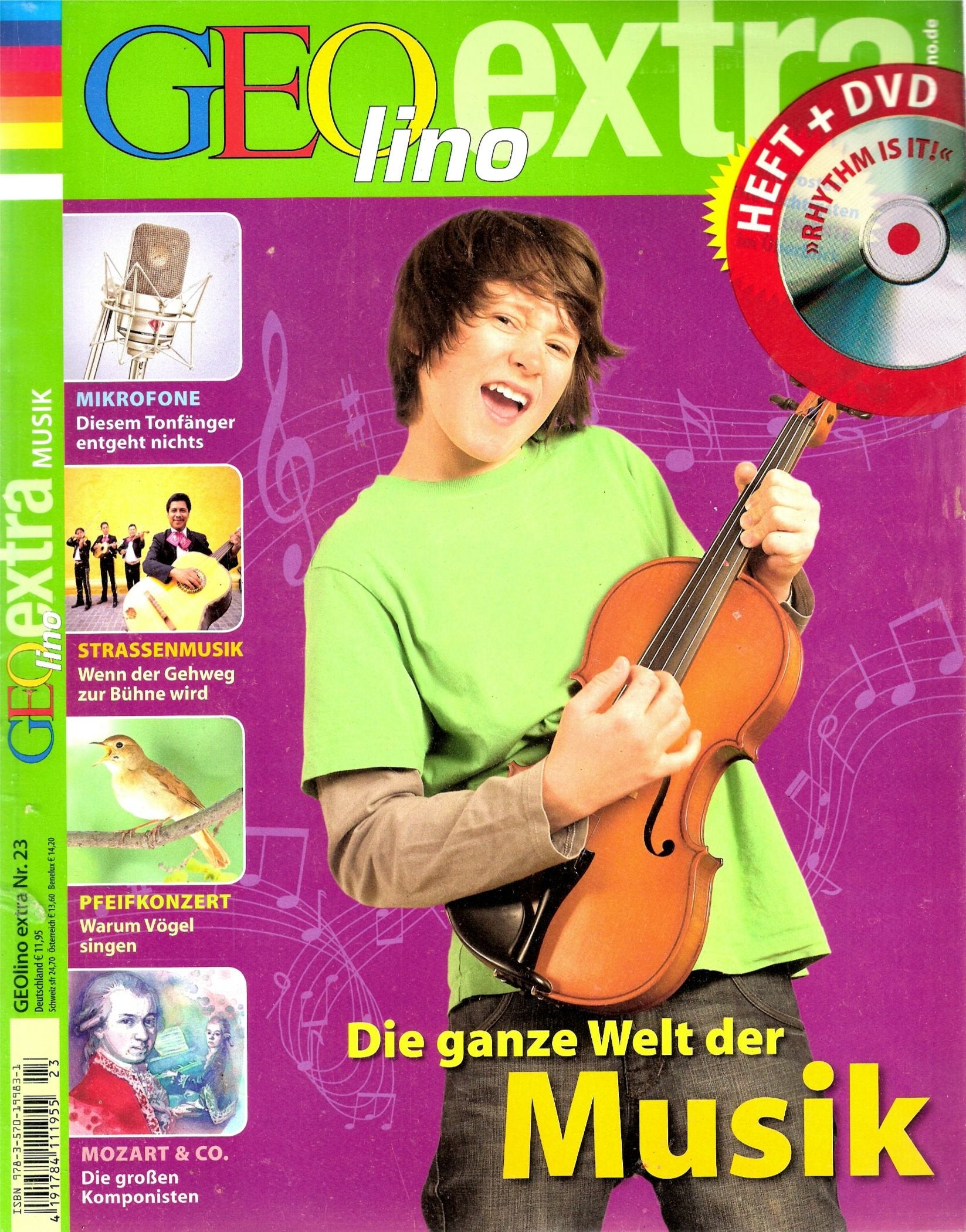 GEOlino Extra 23 / 2010: Die ganze Welt der Musik, mit DVD Non-fiction