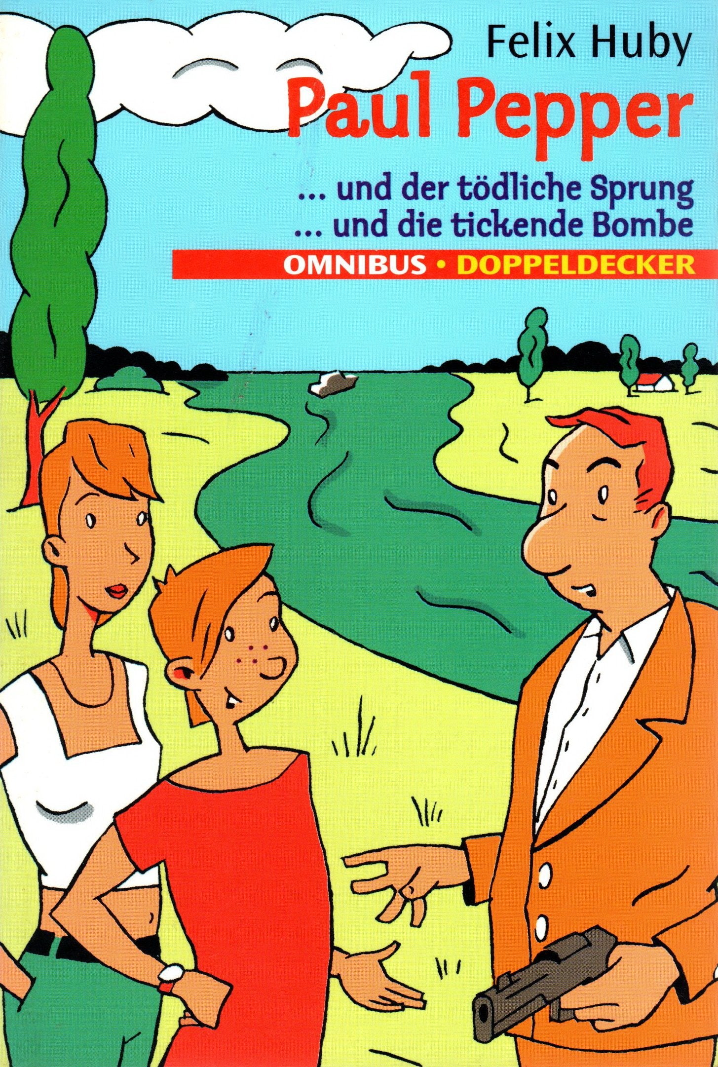 Paul Pepper und die tickende Bombe /... und der schwarze Taucher (Omnibus Doppeldecker) Crime & Thrillers