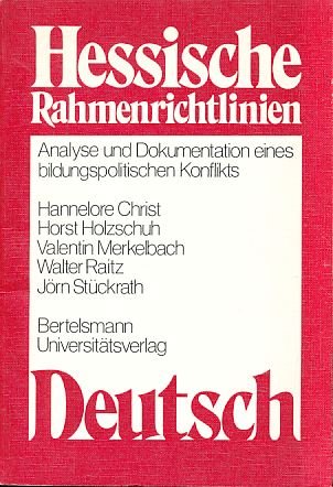 Hessische Rahmenrichtlinien Deutsch Books