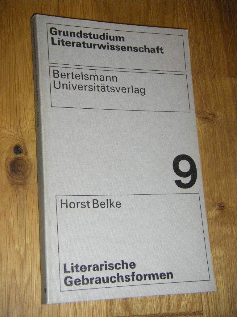 Literarische Gebrauchsformen Professional & Reference Books