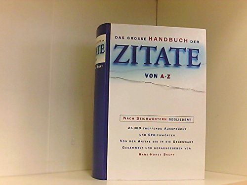 Das große Handbuch der Zitate Reference Books