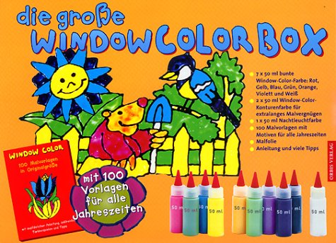 Die grosse Window-Color-Box. 10 Farben. Sammelmappe mit 100 Malvorlagen in DIN A4 Hobbies & Crafts