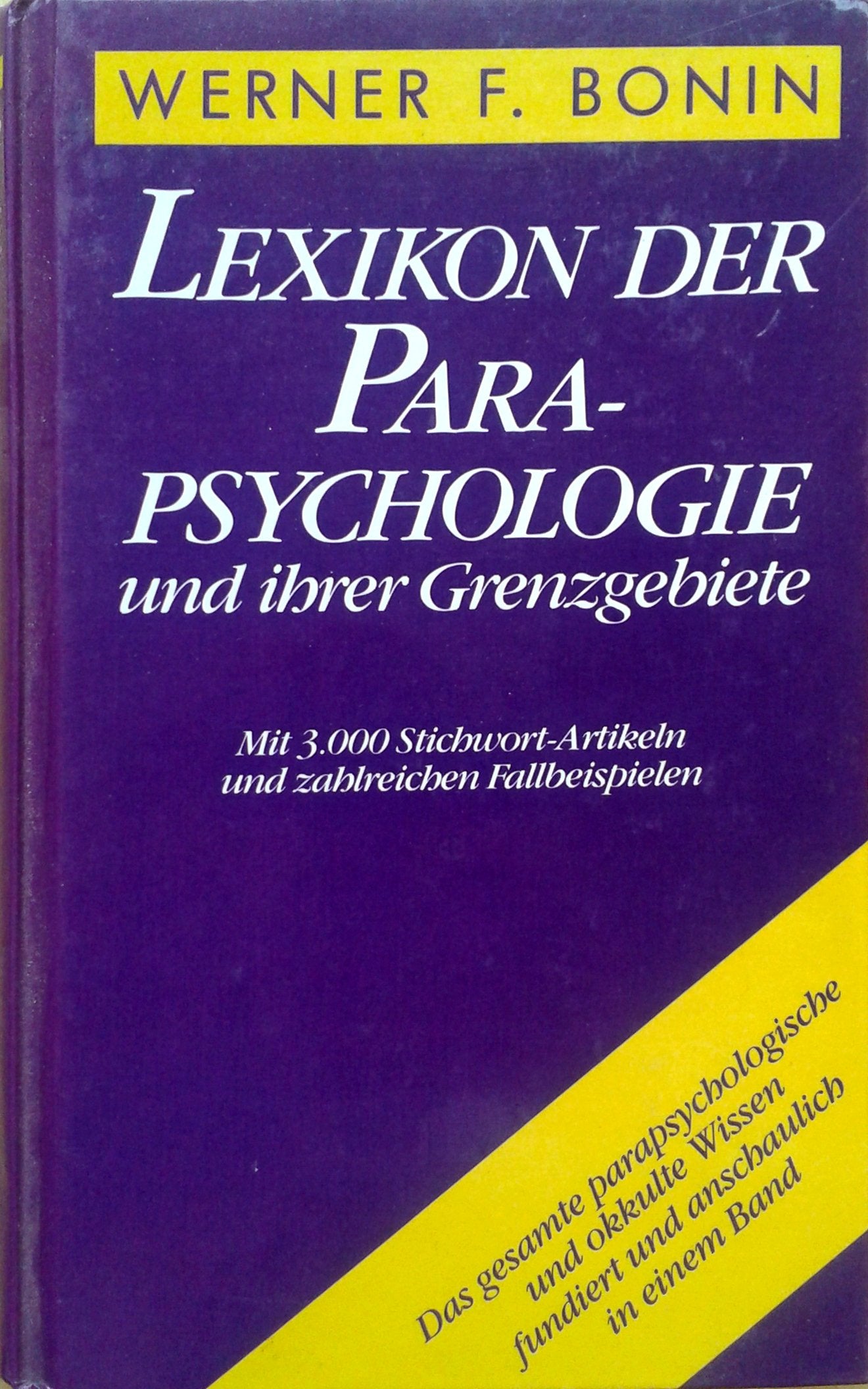 Lexikon der Parapsychologie und ihrer Grenzgebiete. Sonderausgabe Books