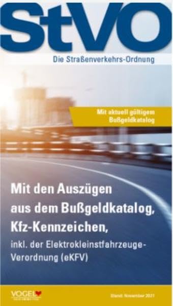 StVO - Mit Auszügen aus dem Bußgeldkatalog und Kfz-Kennzeichen Books