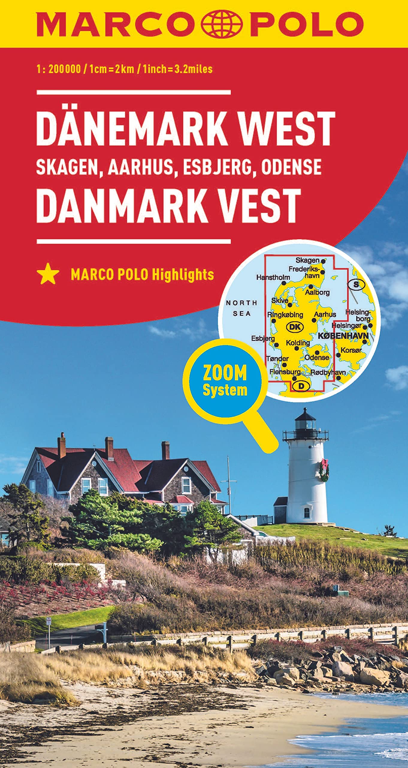 MARCO POLO Regionalkarte Dänemark West 1:200.000: Skagen, Aarhus, Esbjerg, Odense Leisure, Home & Garden