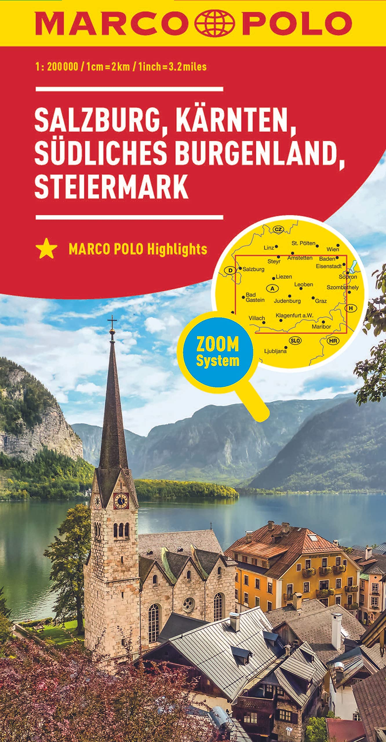 MARCO POLO Regionalkarte Österreich 02 Salzburg, Kärnten, Steiermark 1:200.000 Leisure, Home & Garden
