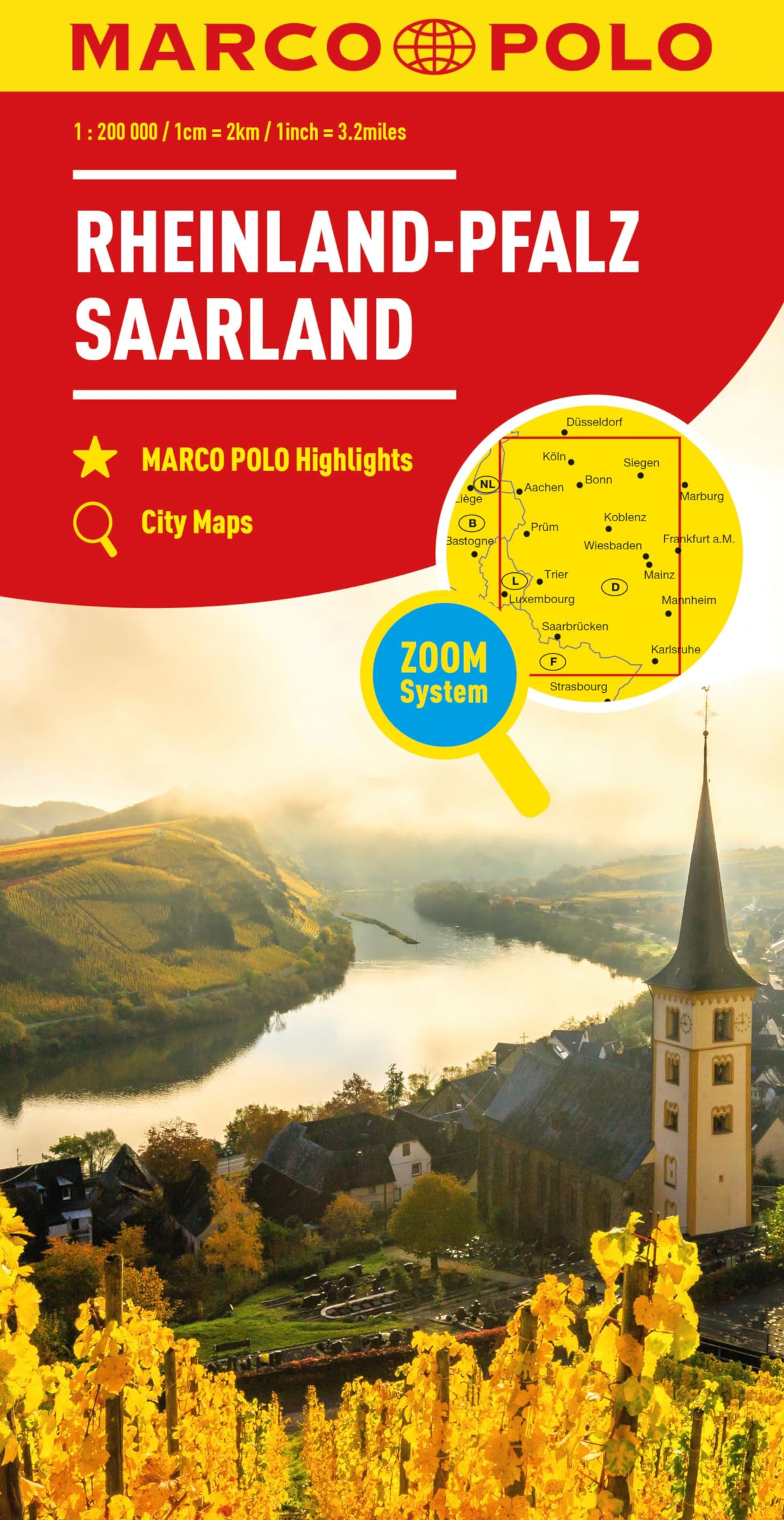 MARCO POLO Regionalkarte Deutschland 10 Rheinland-Pfalz, Saarland 1:200.000 Leisure, Home & Garden