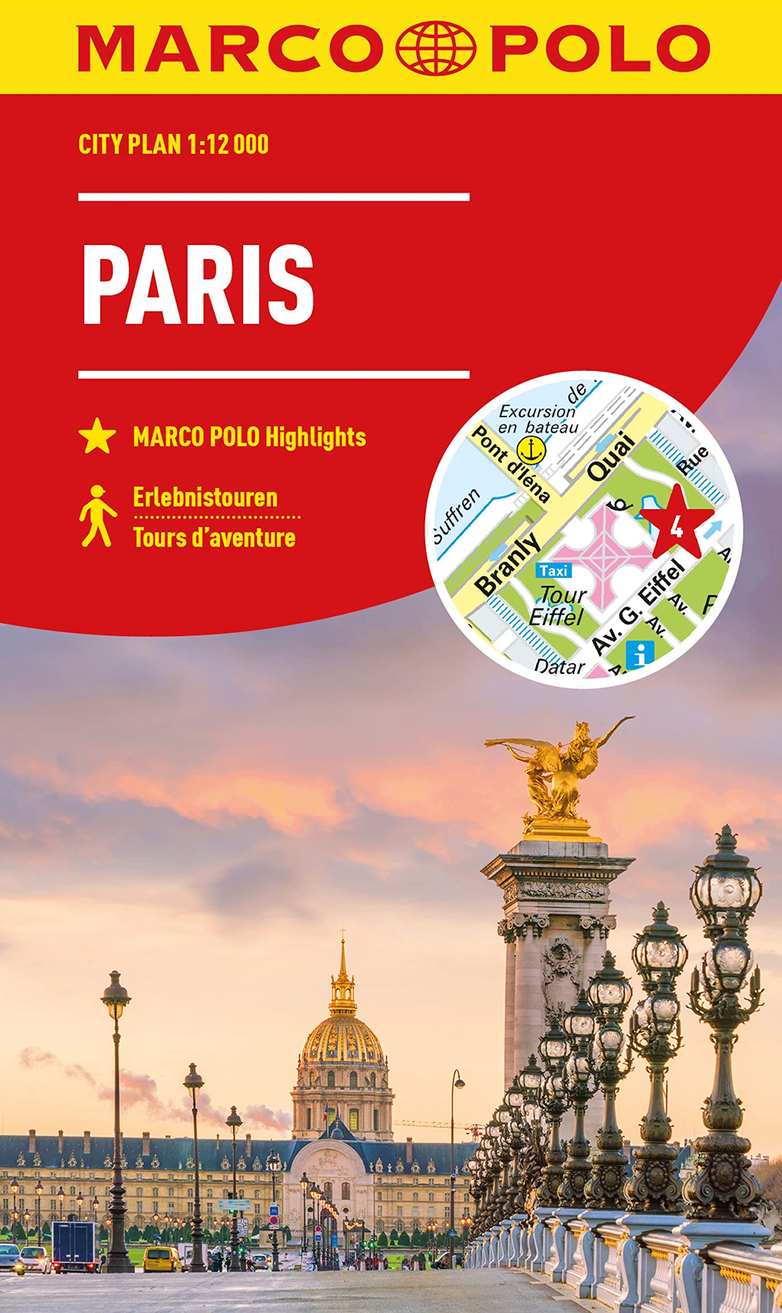 MARCO POLO Cityplan Paris 1:12.000 Leisure, Home & Garden