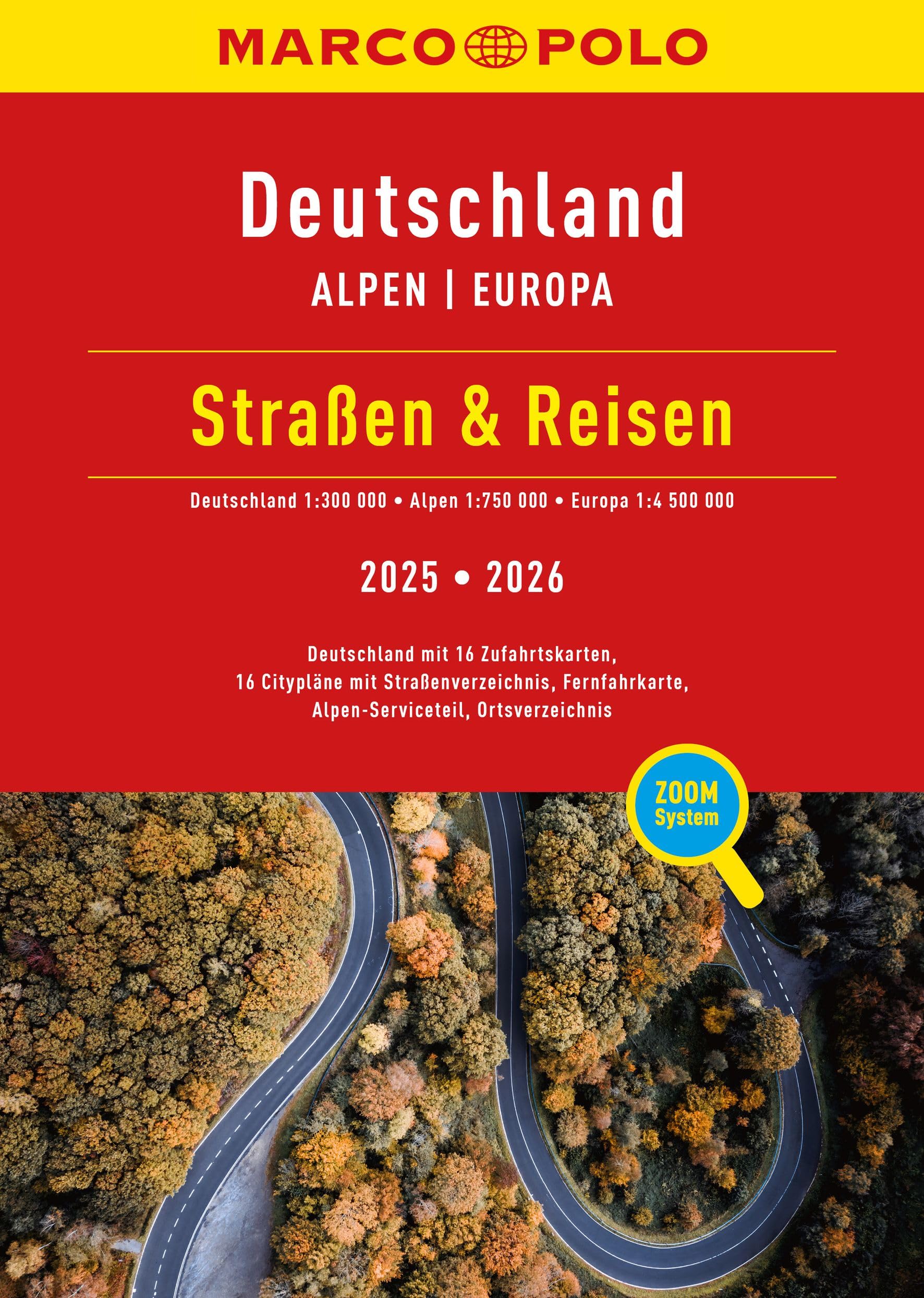 MARCO POLO Straßen & Reisen 2025/2026 Deutschland 1:300.000 Leisure, Home & Garden