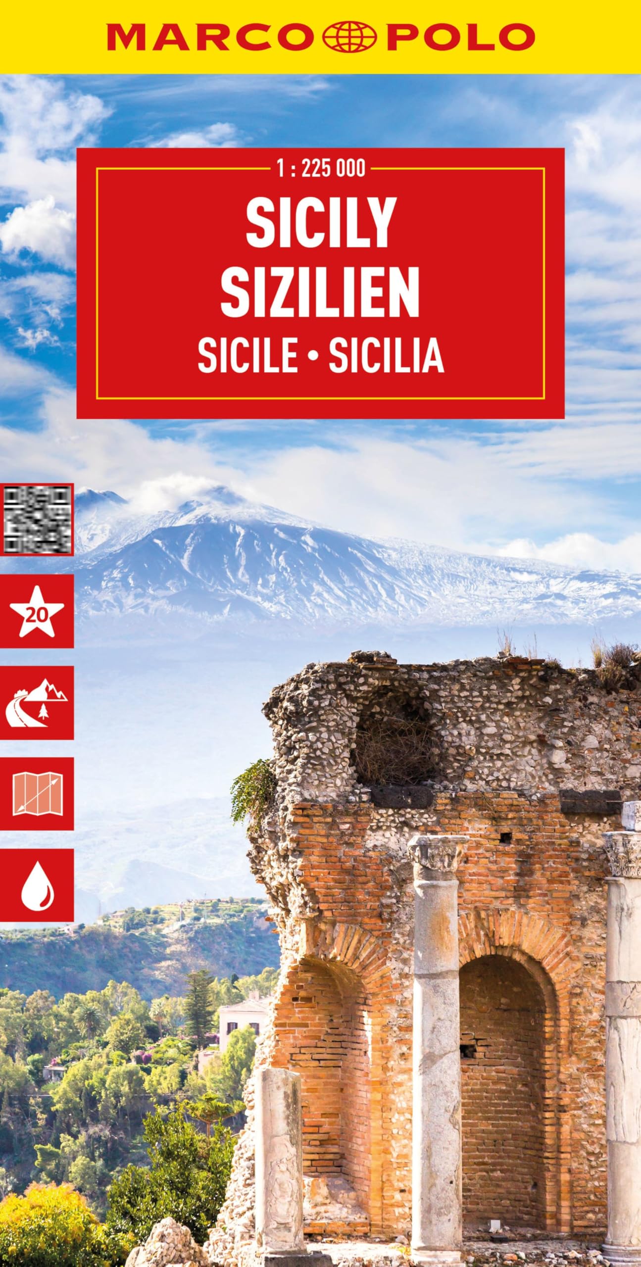 MARCO POLO Reisekarte Italien 14 Sizilien 1:225.000 Leisure, Home & Garden