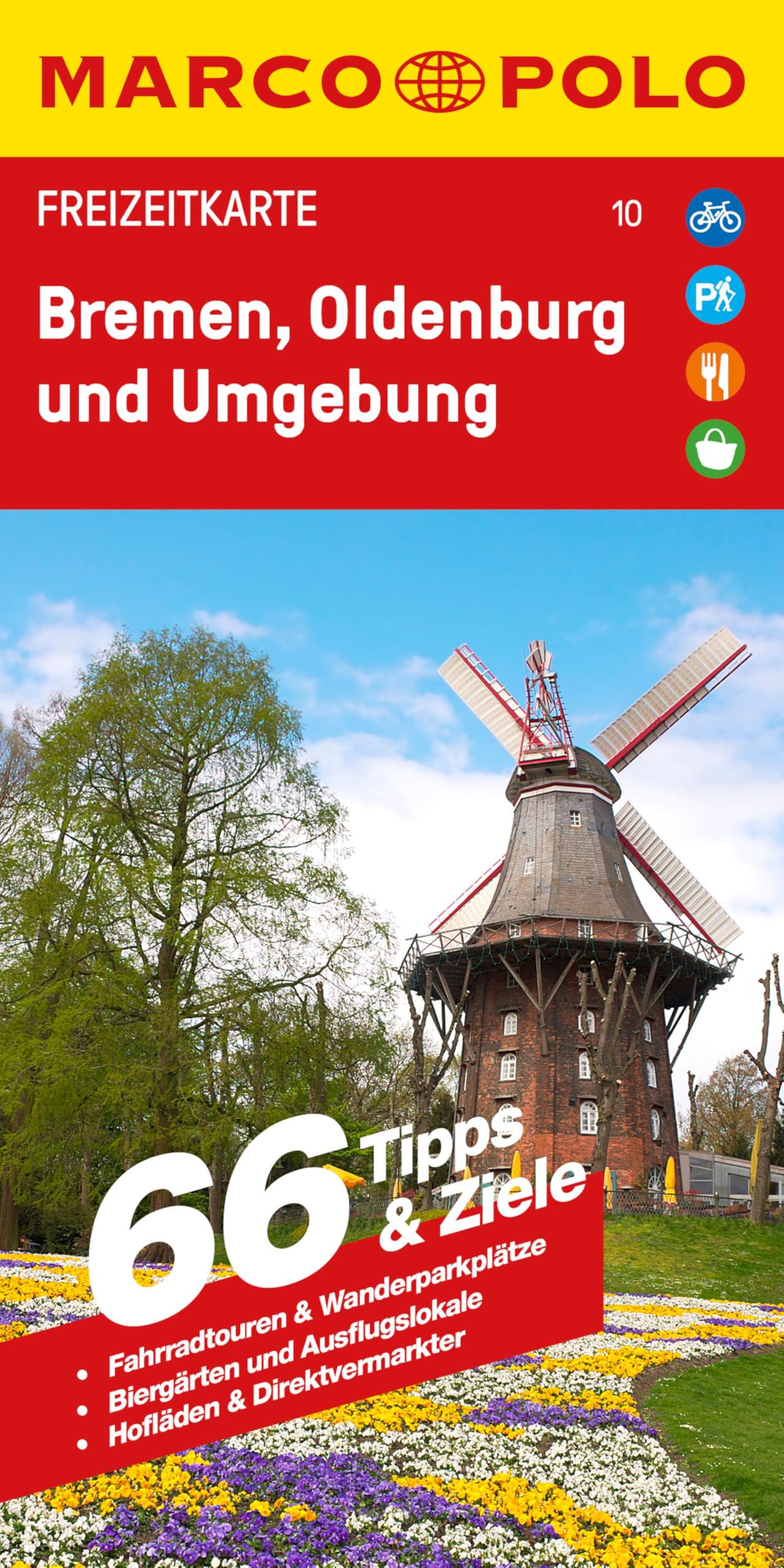 MARCO POLO Freizeitkarte 10 Bremen, Oldenburg und Umgebung 1:100.000 Leisure, Home & Garden