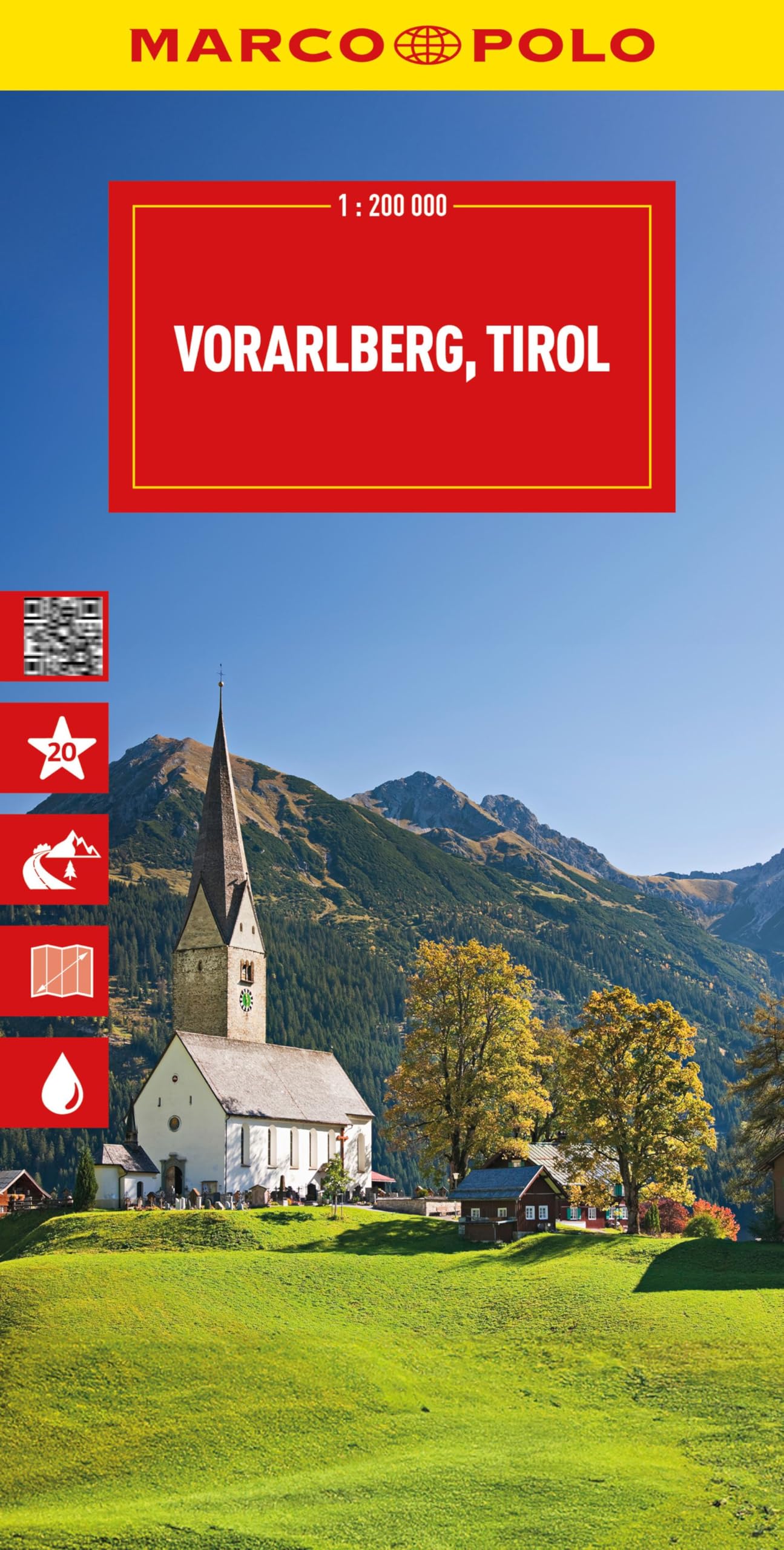 MARCO POLO Reisekarte Österreich 03 Vorarlberg, Tirol 1:200.000 Leisure, Home & Garden